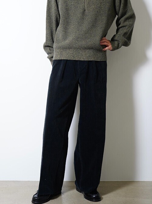 TUCK-BAGGY TYPE 2 - Enshu Japan Soft Cord FAB -｜saby MENS