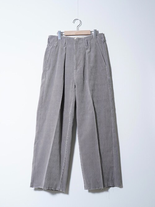 TUCK-BAGGY TYPE 2 - Enshu Japan Soft Cord FAB -｜saby 男裝