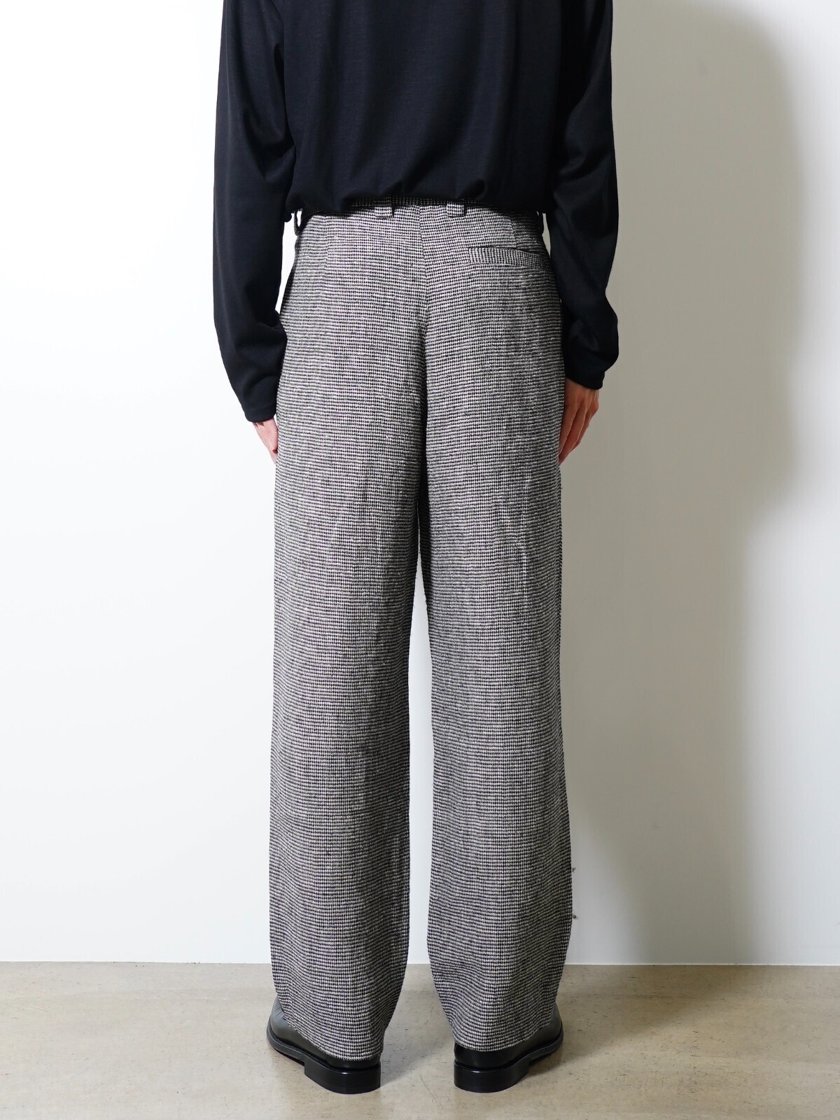 saby 男裝 SLEEPING TROUSERS - Bishu Japan Silk Linen Plaid FAB - 圖片10