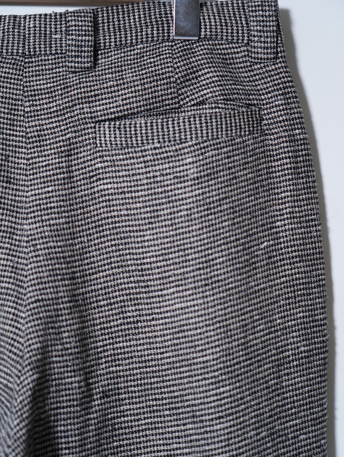 saby 男裝 SLEEPING TROUSERS - Bishu Japan Silk Linen Plaid FAB - 圖片6
