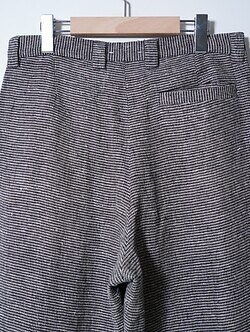 saby 男裝 SLEEPING TROUSERS - Bishu Japan Silk Linen Plaid FAB - 圖片5