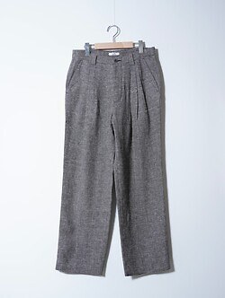 saby 男裝 SLEEPING TROUSERS - Bishu Japan Silk Linen Plaid FAB - 圖片1