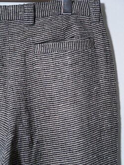 saby 男裝 SLEEPING TROUSERS - Bishu Japan Silk Linen Plaid FAB - 圖片6