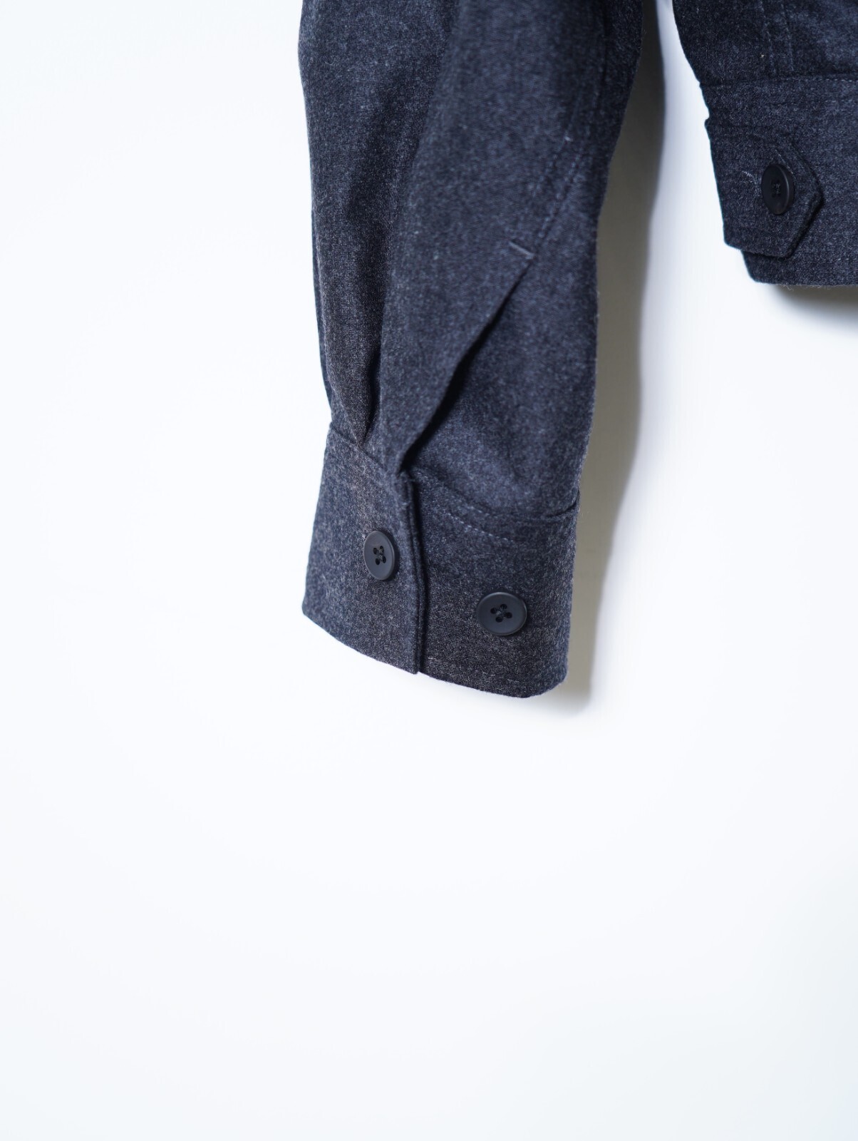 ANTHEM A 男裝 WOOL CASHMERE POPLIN MELTON POCKET BLOUSON 圖片9