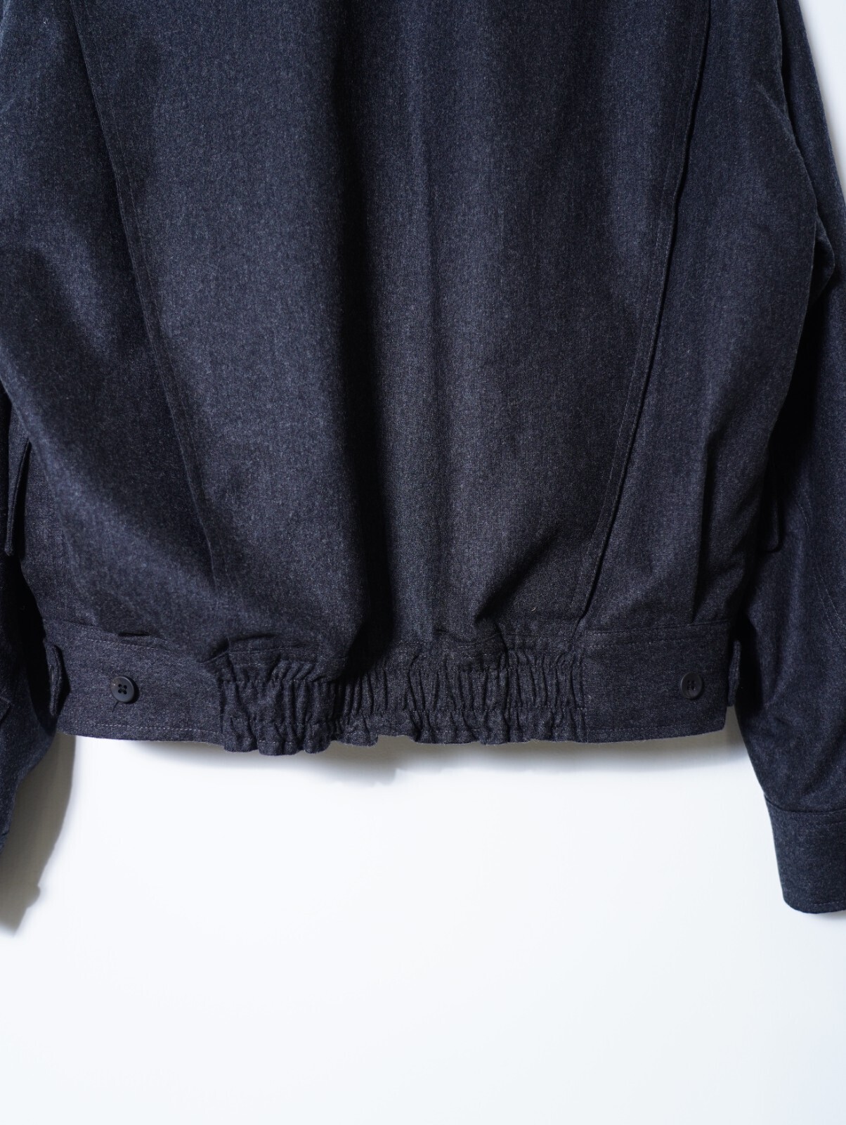 ANTHEM A 男裝 WOOL CASHMERE POPLIN MELTON POCKET BLOUSON 圖片11
