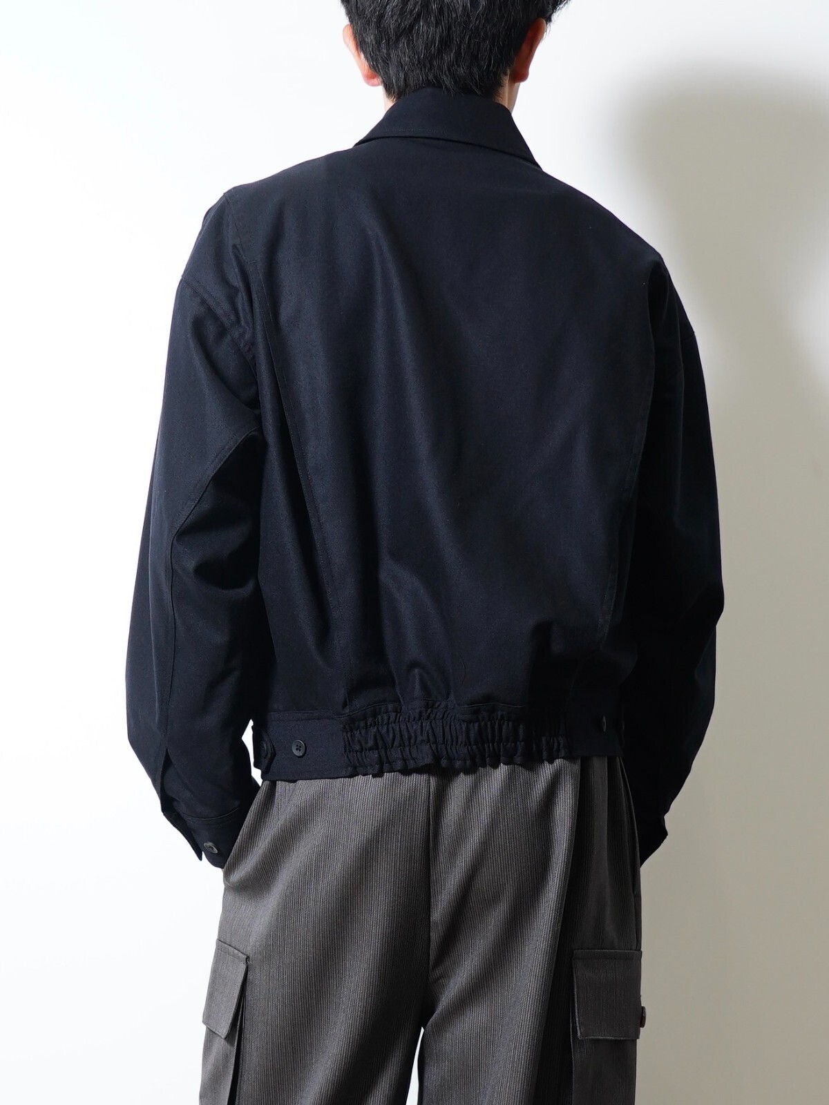 ANTHEM A 男裝 WOOL CASHMERE POPLIN MELTON POCKET BLOUSON 圖片27