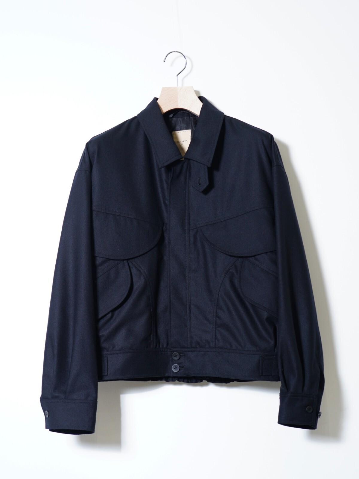 ANTHEM A 男裝 WOOL CASHMERE POPLIN MELTON POCKET BLOUSON 圖片13
