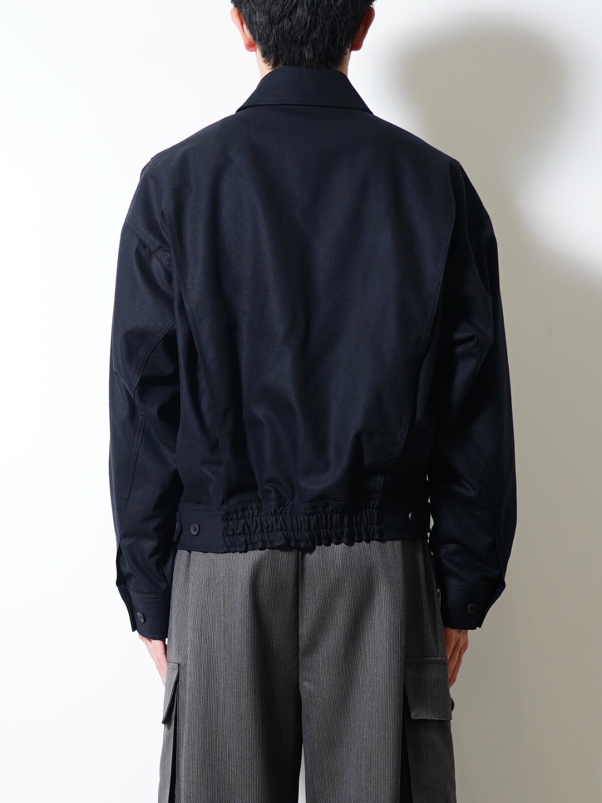 ANTHEM A 男裝 WOOL CASHMERE POPLIN MELTON POCKET BLOUSON 圖片25