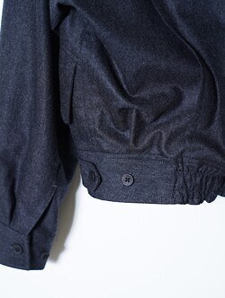 ANTHEM A 男裝 WOOL CASHMERE POPLIN MELTON POCKET BLOUSON 圖片12