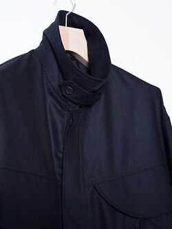 ANTHEM A 男裝 WOOL CASHMERE POPLIN MELTON POCKET BLOUSON 圖片16