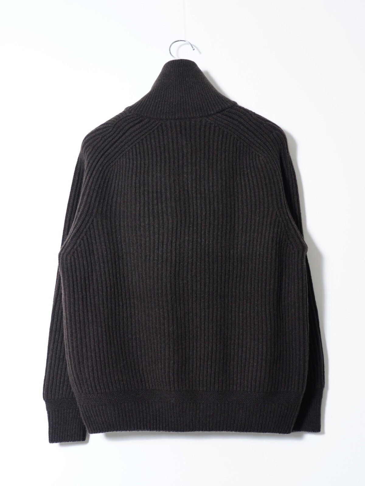 SARTO MENS FULL CARDIGAN STITCH HIGH NECK ZIP JACKET IMAGE15