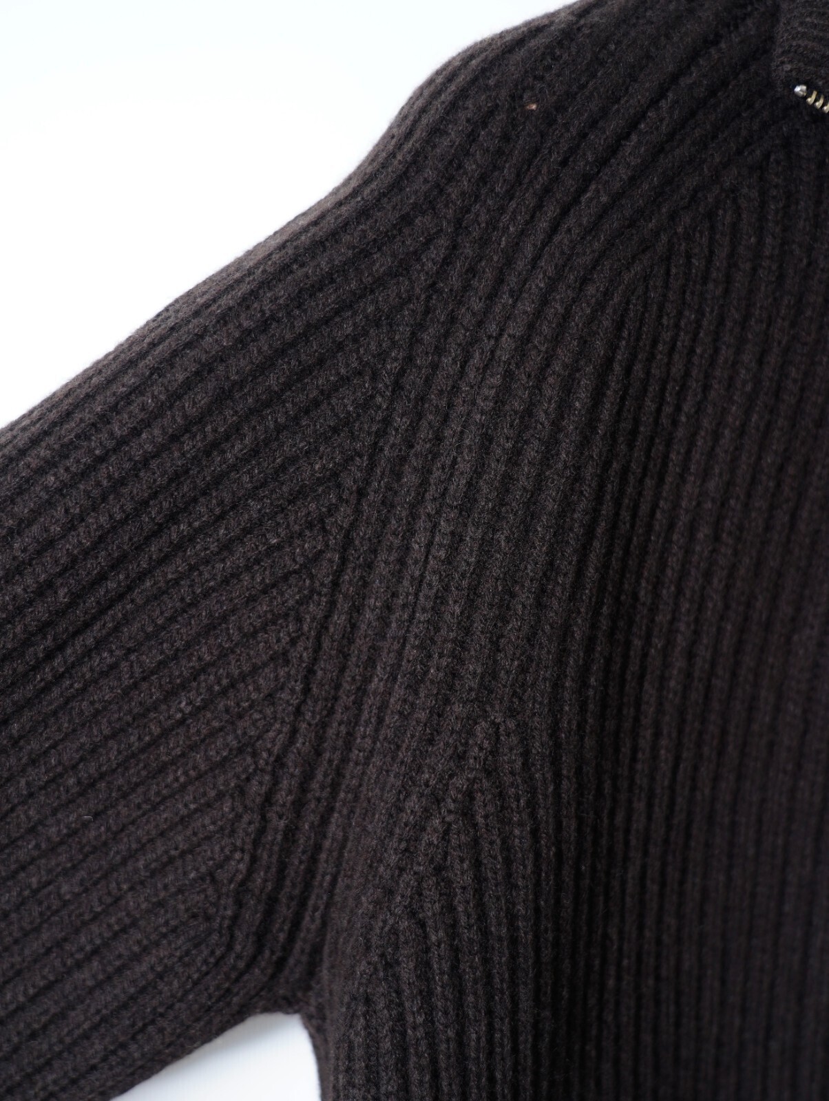 SARTO MENS FULL CARDIGAN STITCH HIGH NECK ZIP JACKET IMAGE13