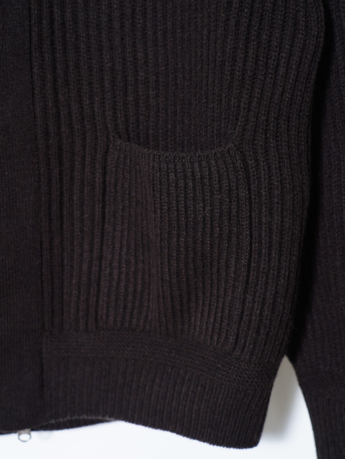 SARTO MENS FULL CARDIGAN STITCH HIGH NECK ZIP JACKET IMAGE10