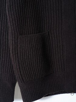 SARTO MENS FULL CARDIGAN STITCH HIGH NECK ZIP JACKET IMAGE9