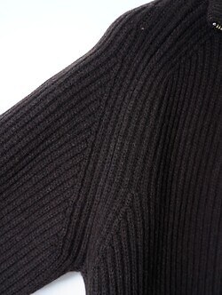 SARTO MENS FULL CARDIGAN STITCH HIGH NECK ZIP JACKET IMAGE13