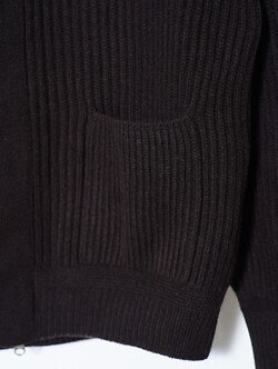 SARTO MENS FULL CARDIGAN STITCH HIGH NECK ZIP JACKET IMAGE10
