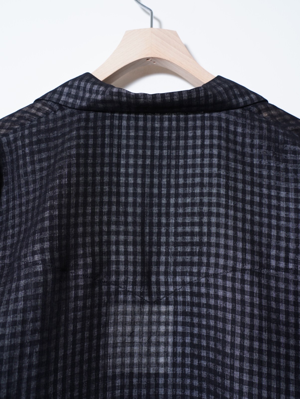 saby 男士 LAPEL SHIRTS- Bishu Japan Wool Plaid FAB - 图片10