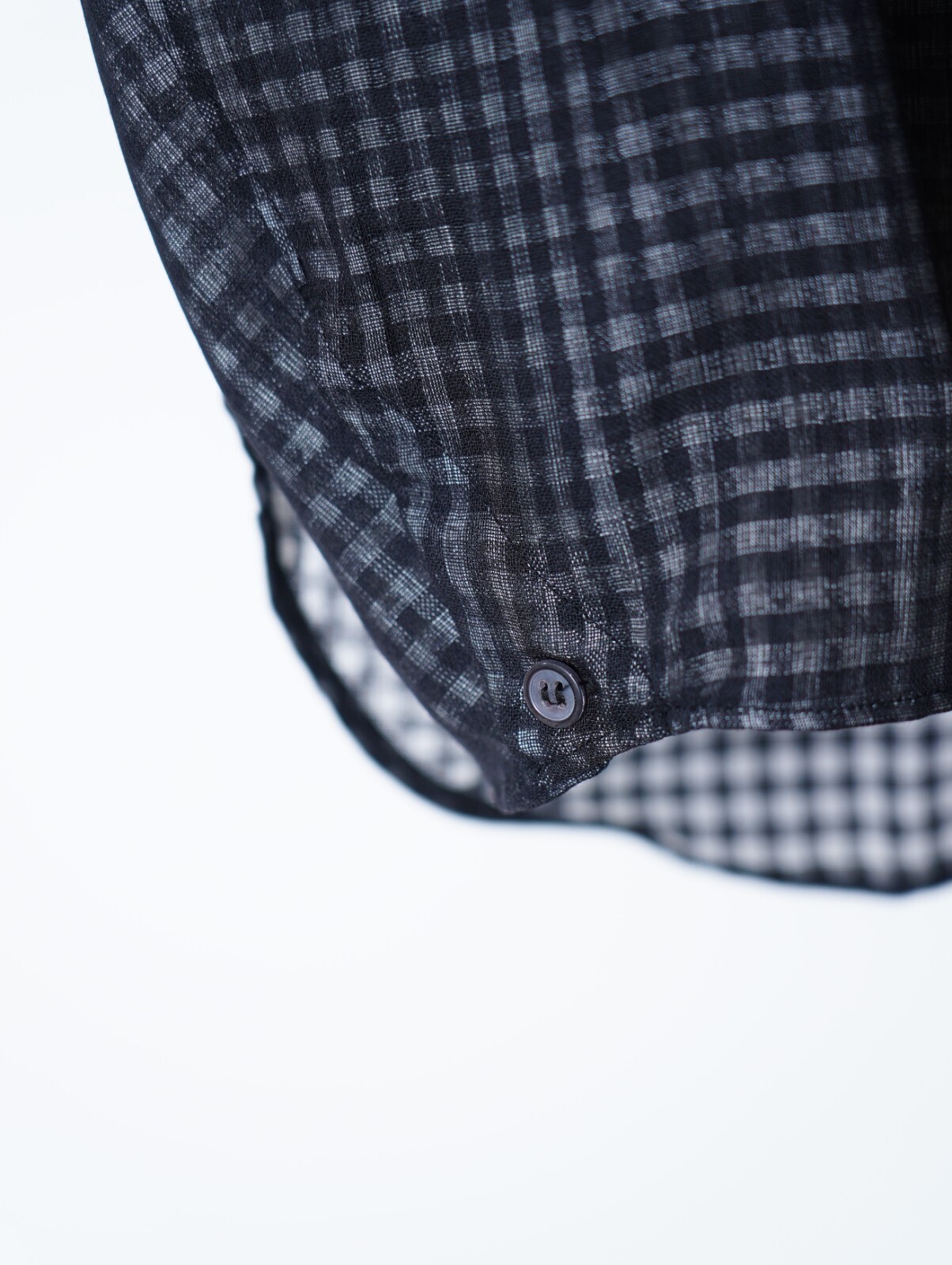 saby 男士 LAPEL SHIRTS- Bishu Japan Wool Plaid FAB - 图片9