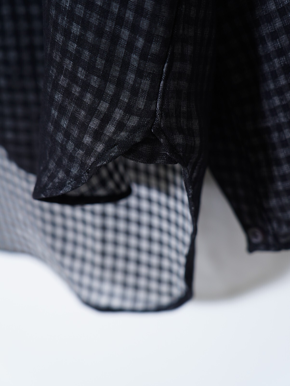 saby 男士 LAPEL SHIRTS- Bishu Japan Wool Plaid FAB - 图片8
