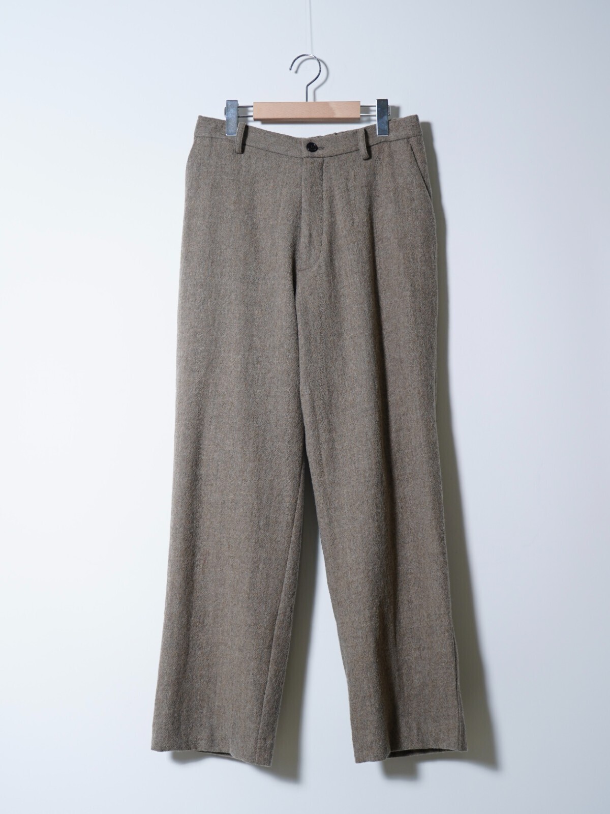FUJI 男裝 WOOL ELASTIC-WAIST TROUSERS 圖片1