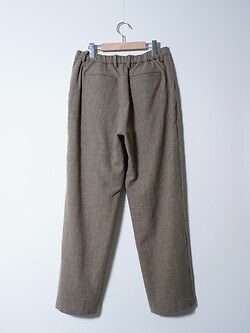 FUJI 男裝 WOOL ELASTIC-WAIST TROUSERS 圖片2