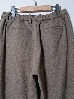 FUJI 男裝 WOOL ELASTIC-WAIST TROUSERS 圖片4