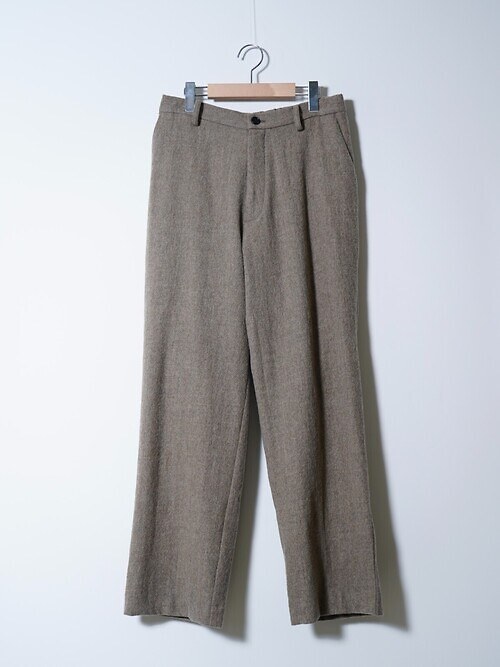 WOOL ELASTIC-WAIST TROUSERS｜FUJI 男裝