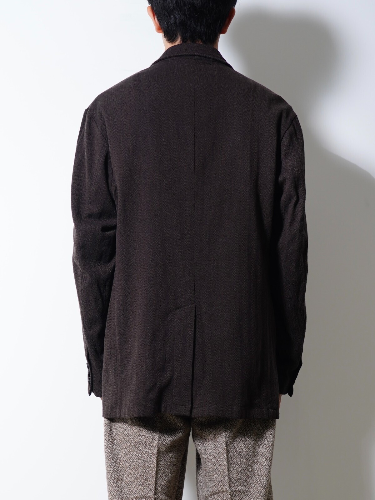 ULTERIOR 男士 WASHED W/S HERRINGBONE DB JKT 圖片3