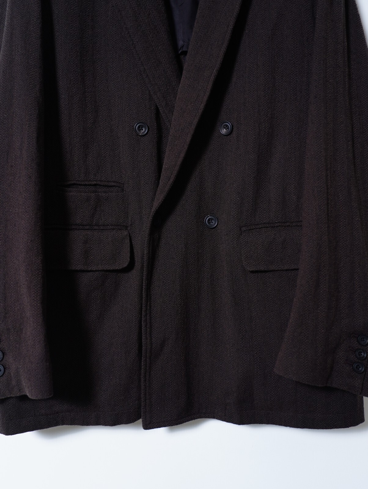 ULTERIOR 男士 WASHED W/S HERRINGBONE DB JKT 圖片9