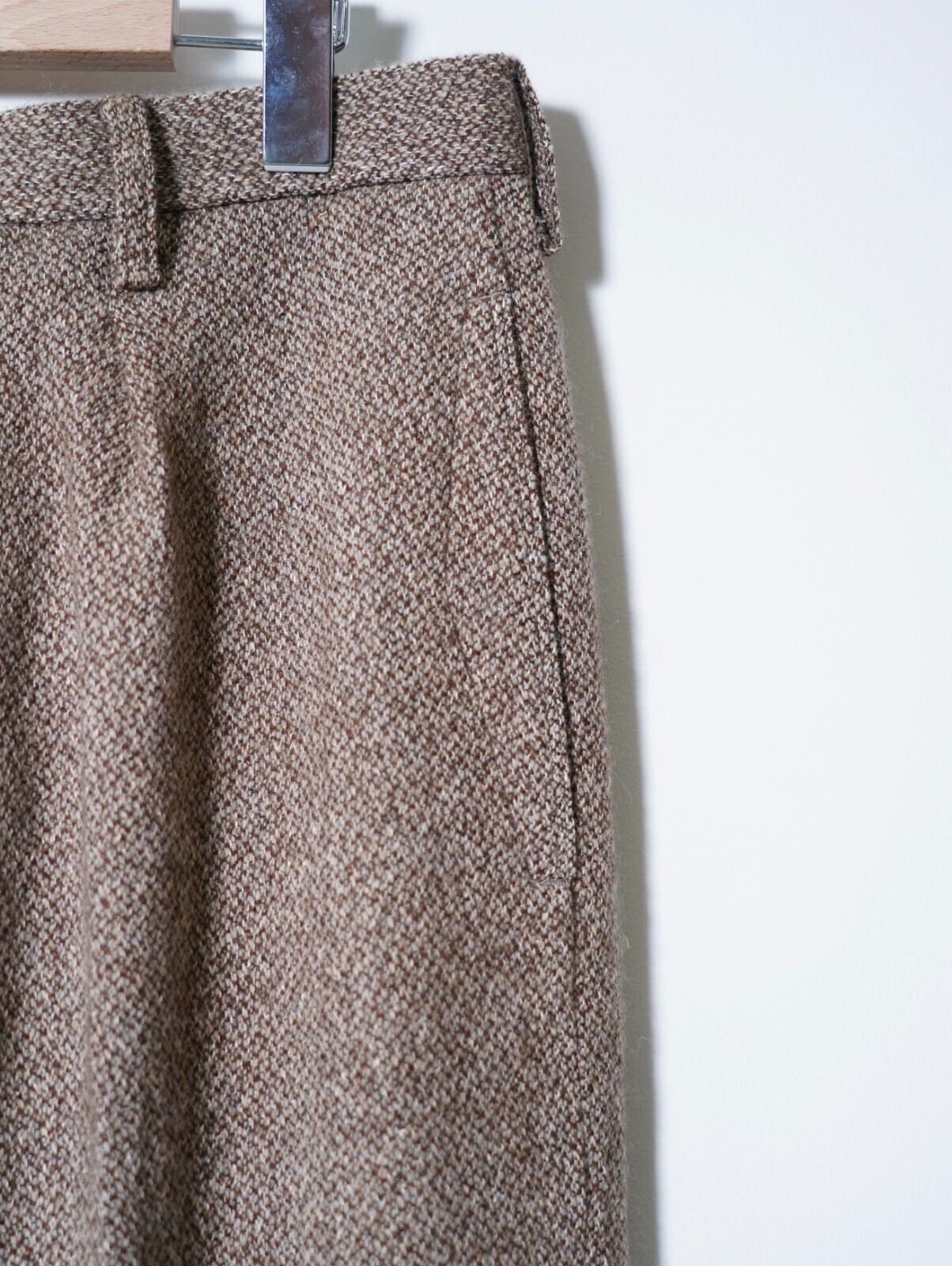 SEVEN BY SEVEN 男士 INTUCK TROUSERS   - Silk Wool Angora Cashmere - 圖片10