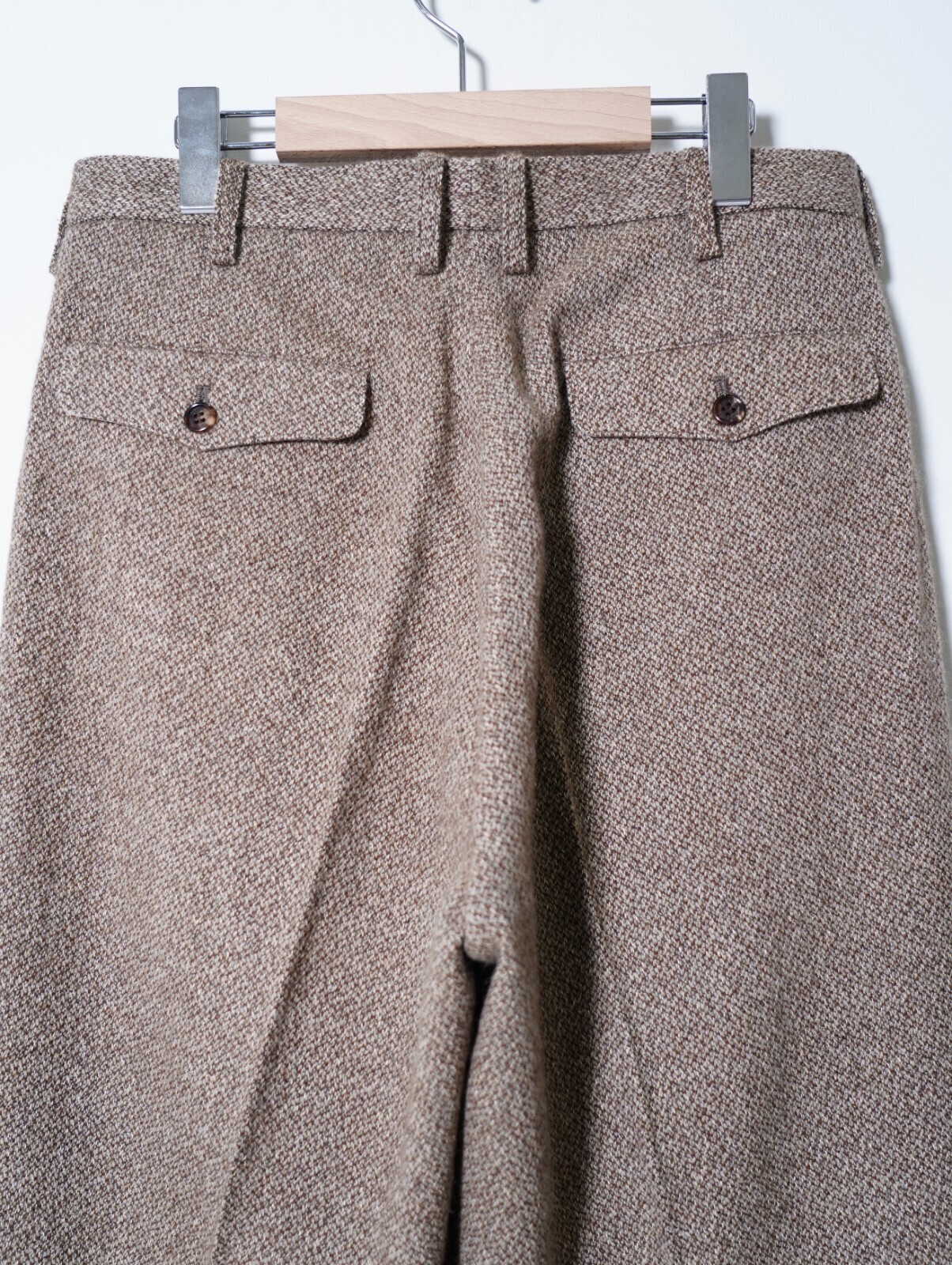 SEVEN BY SEVEN 男士 INTUCK TROUSERS   - Silk Wool Angora Cashmere - 圖片11