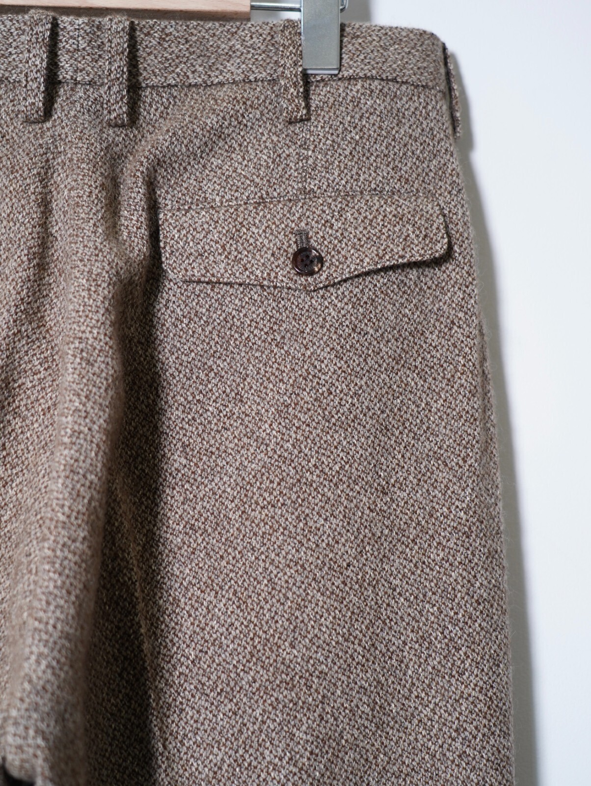 SEVEN BY SEVEN 男士 INTUCK TROUSERS   - Silk Wool Angora Cashmere - 圖片12