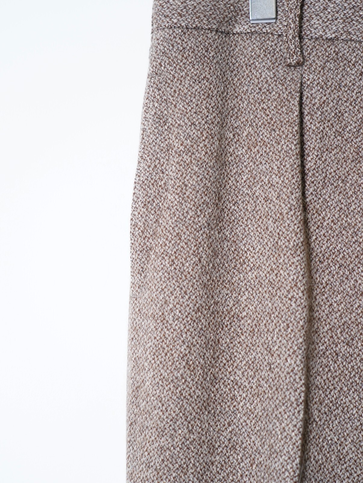 SEVEN BY SEVEN 男士 INTUCK TROUSERS   - Silk Wool Angora Cashmere - 圖片9