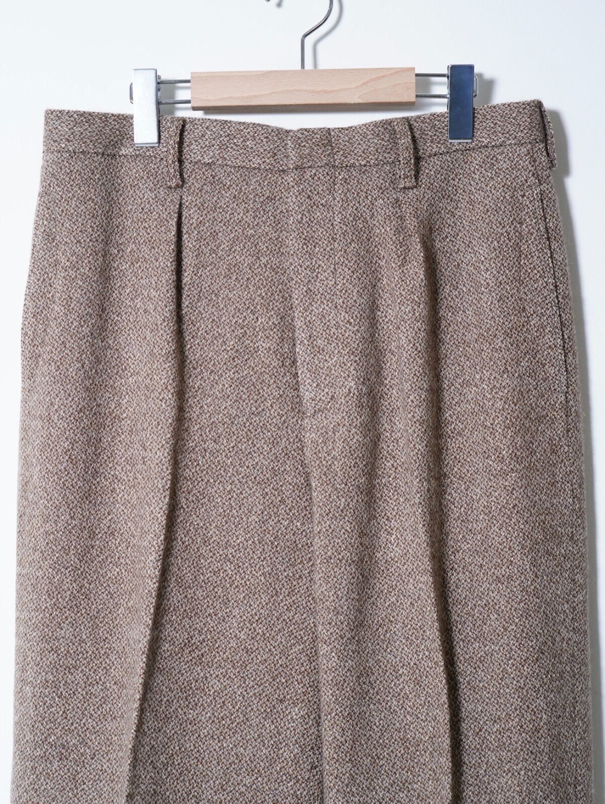 SEVEN BY SEVEN 男士 INTUCK TROUSERS   - Silk Wool Angora Cashmere - 圖片7