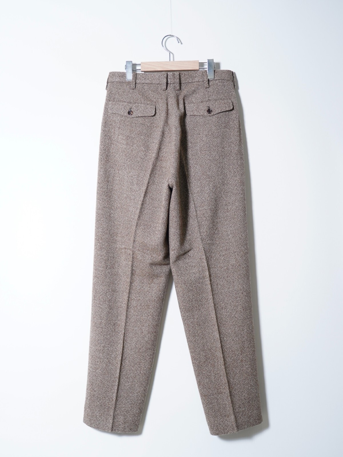 SEVEN BY SEVEN 男士 INTUCK TROUSERS   - Silk Wool Angora Cashmere - 圖片6