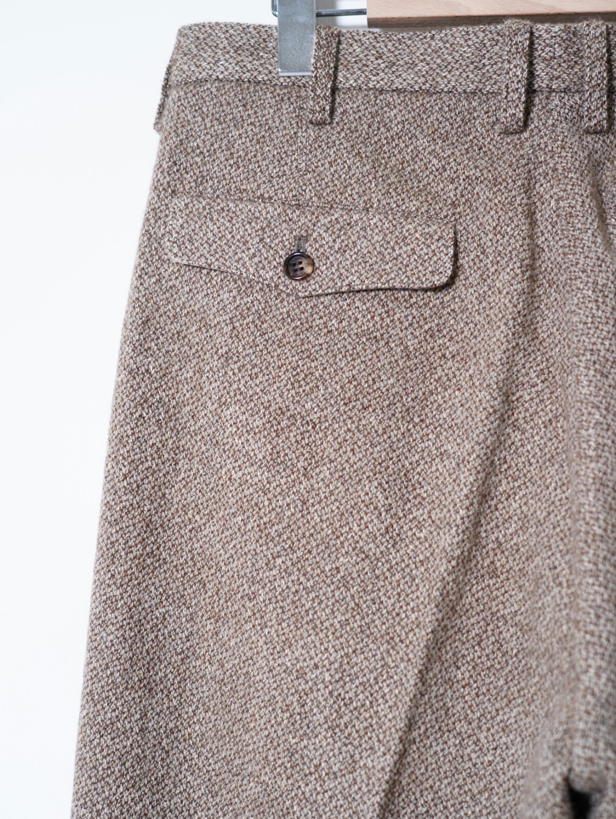 SEVEN BY SEVEN 男士 INTUCK TROUSERS   - Silk Wool Angora Cashmere - 圖片13