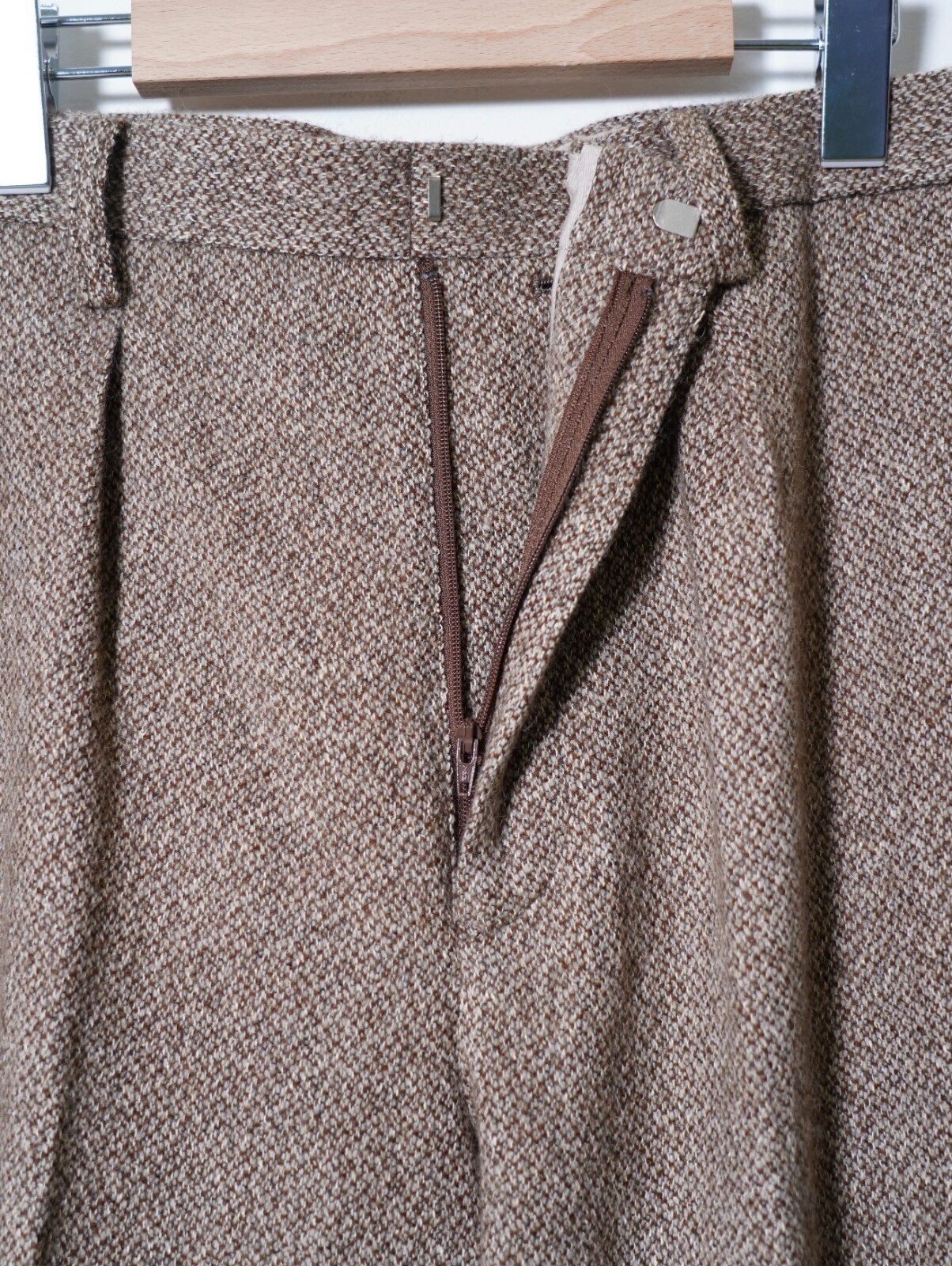 SEVEN BY SEVEN 男士 INTUCK TROUSERS   - Silk Wool Angora Cashmere - 圖片8