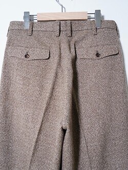 SEVEN BY SEVEN 男士 INTUCK TROUSERS   - Silk Wool Angora Cashmere - 圖片11