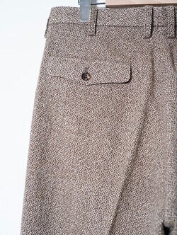 SEVEN BY SEVEN 男士 INTUCK TROUSERS   - Silk Wool Angora Cashmere - 圖片13
