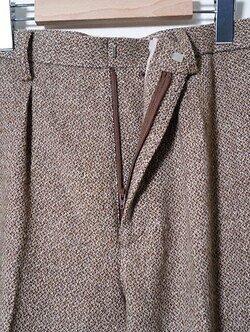 SEVEN BY SEVEN 男士 INTUCK TROUSERS   - Silk Wool Angora Cashmere - 圖片8