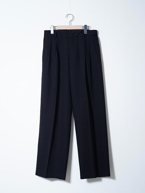 TWO-TUCKS WIDE TROUSERS｜IRENISA 남성