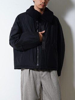 Product Twelve 남성 Light Wool Nylon Puffer Jacket 이미지5