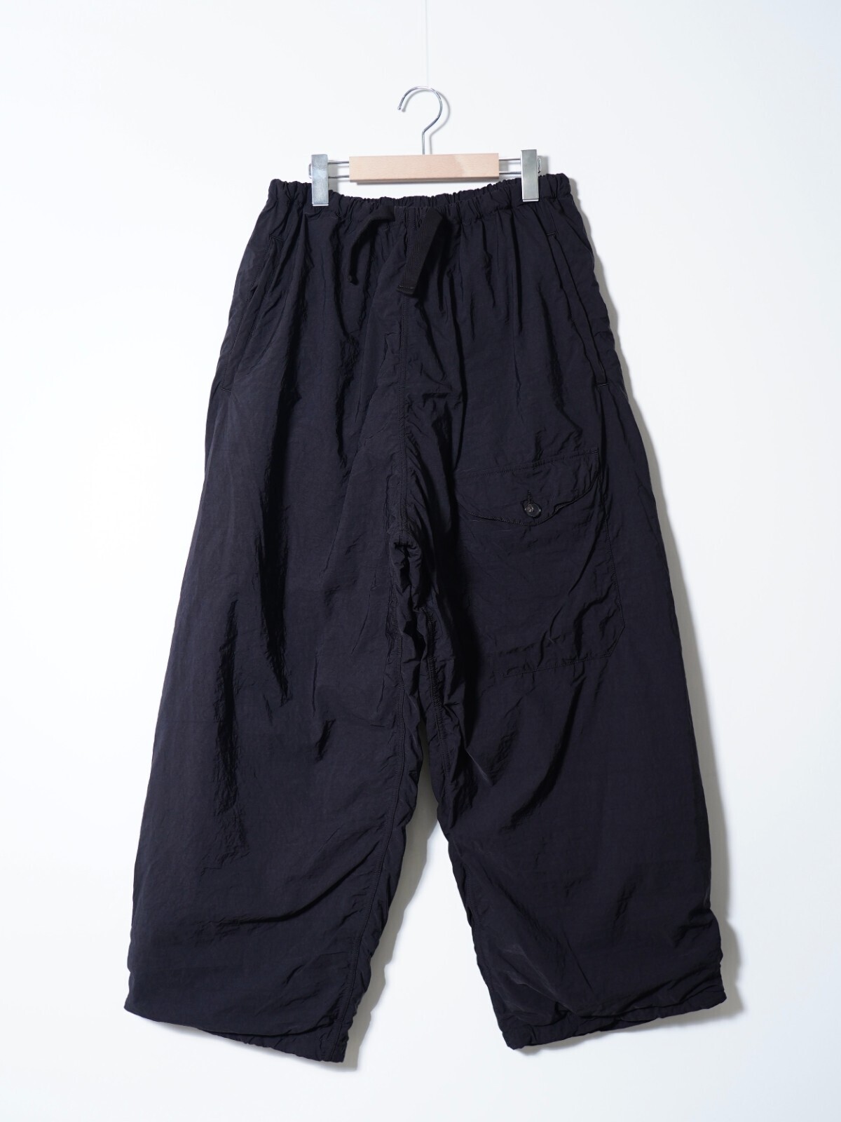 NULABEL 男士 GARMENT DYED WIDE EASY TROUSERS 圖片6