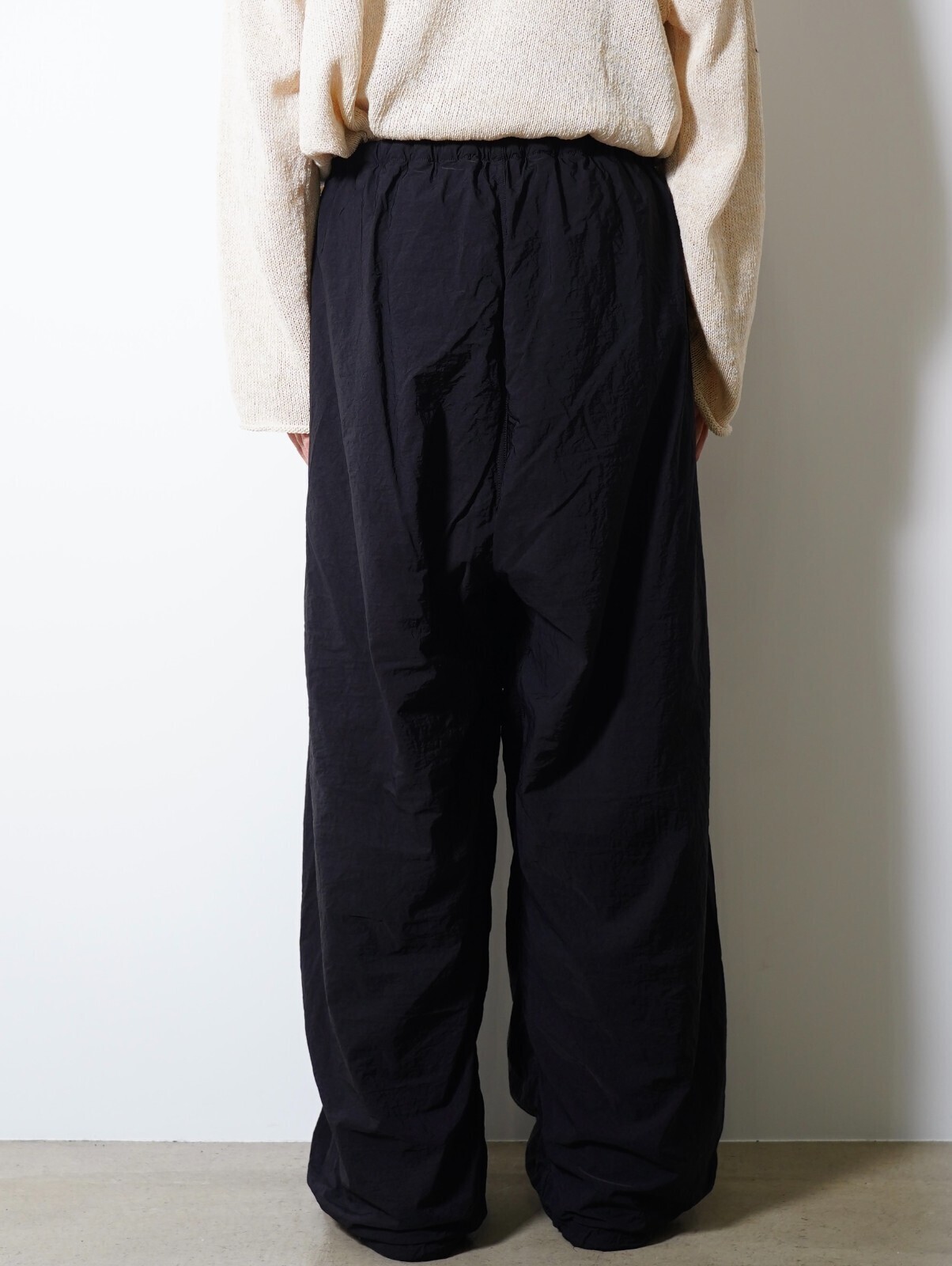 NULABEL 男士 GARMENT DYED WIDE EASY TROUSERS 圖片3