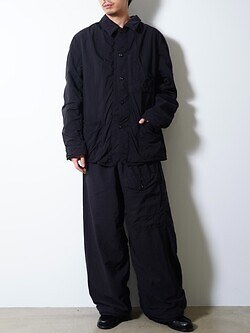NULABEL 男士 GARMENT DYED WIDE EASY TROUSERS 圖片5