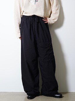 NULABEL 男士 GARMENT DYED WIDE EASY TROUSERS 圖片4