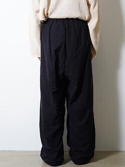 NULABEL 男士 GARMENT DYED WIDE EASY TROUSERS 圖片3