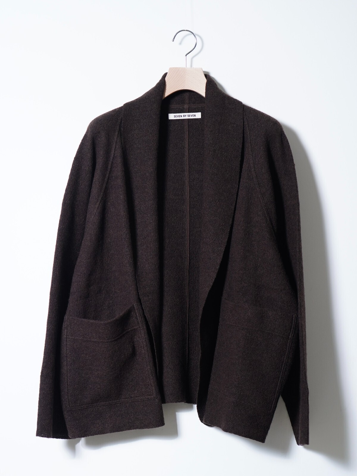 SEVEN BY SEVEN 男士 CARDIGAN JACKET  ‐Hard Twist Crepe Knit‐ 圖片7