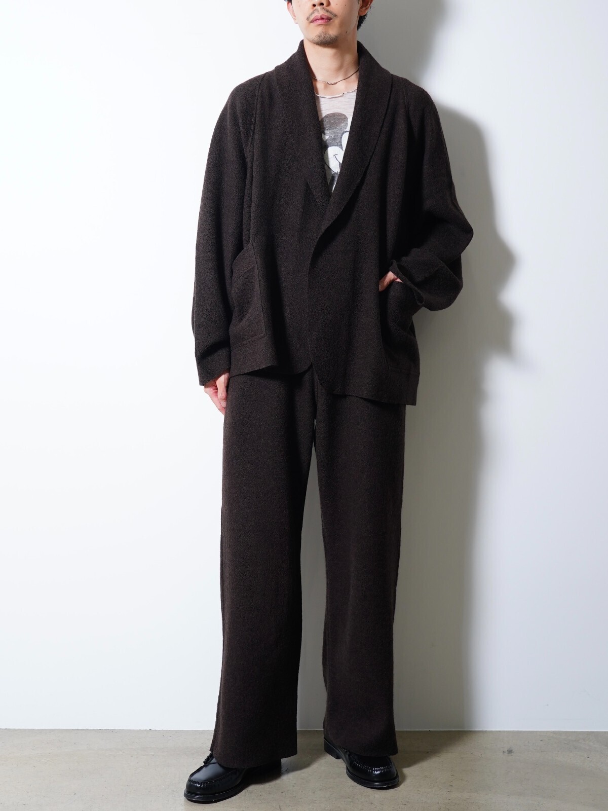 SEVEN BY SEVEN 男士 KNIT PANTS ‐Hard Twist Crepe‐ 圖片7