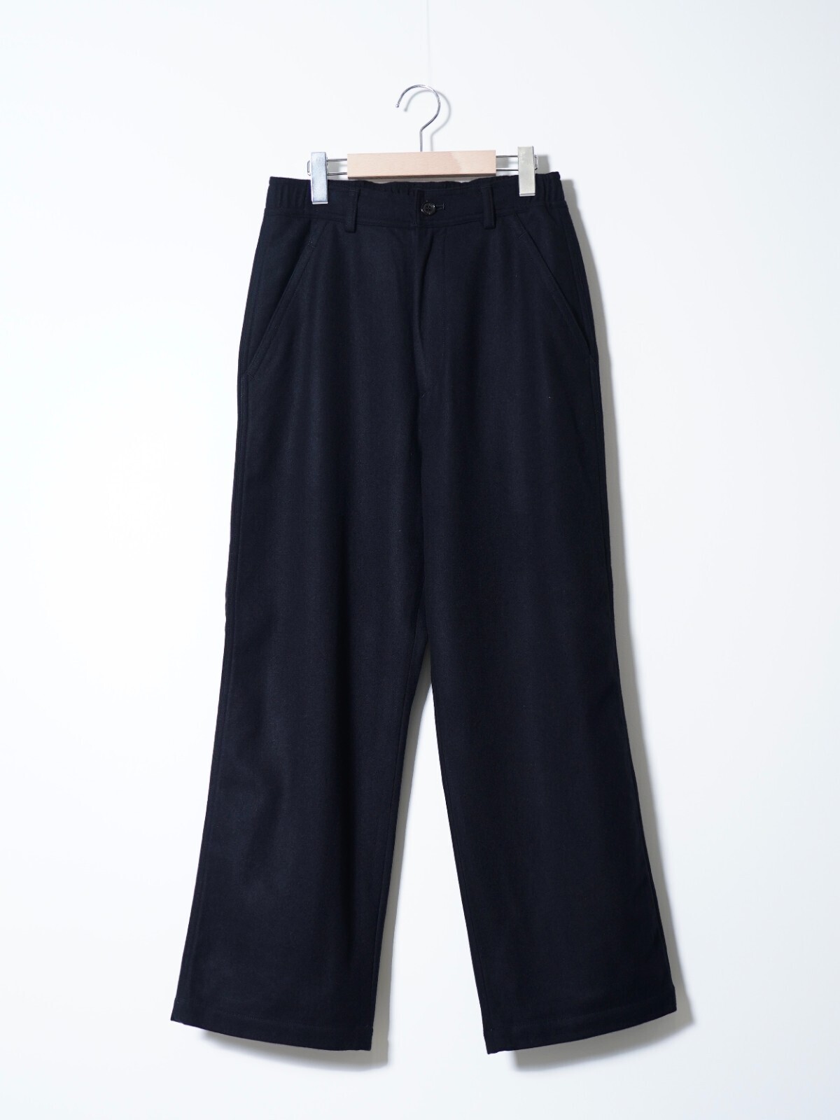 SEVEN BY SEVEN 男裝 EASY TROUSERS  - Powder Melton - 圖片4